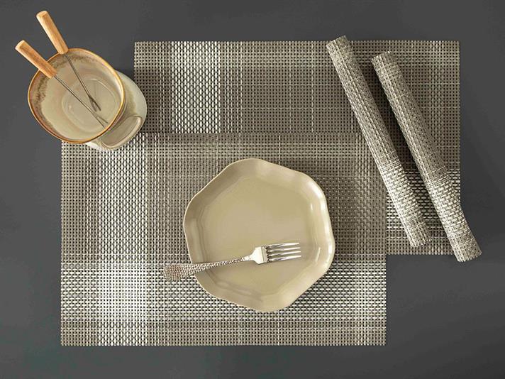Alfresco PVC 4 Set Place Mat 30x45 cm Beige