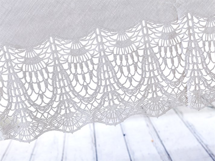 Alice  Vinil  Oval Față de Masă 137x182 cm White
