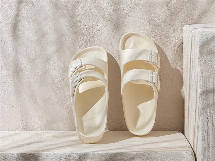 Papuci de strada, dama, Alice, EVA, masura 40, ecru