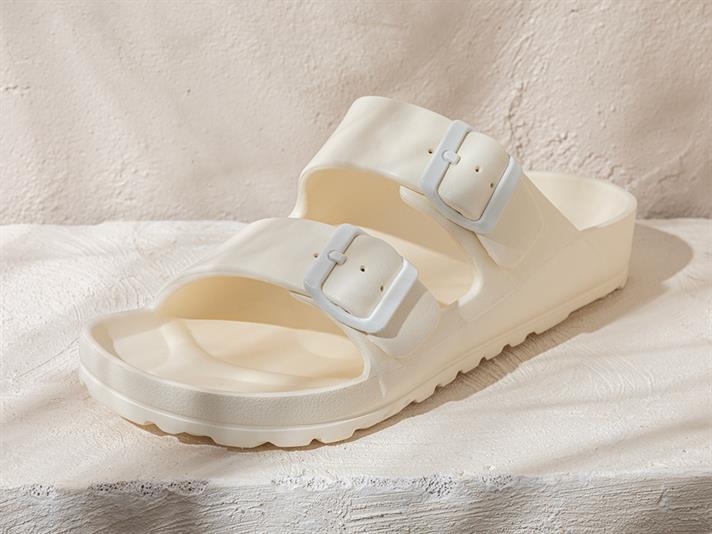 Papuci de strada, dama, Alice, EVA, masura 40, ecru