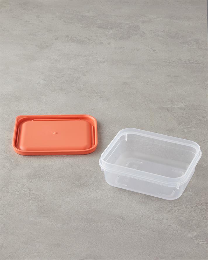 Alice Plastic Recipient Depozitare 500 ml Portocaliu