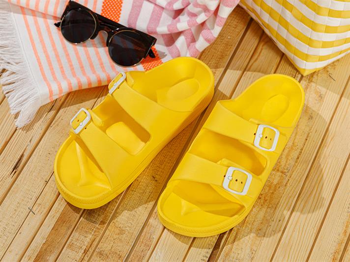 Alice Slippers Sandals 40 Yellow