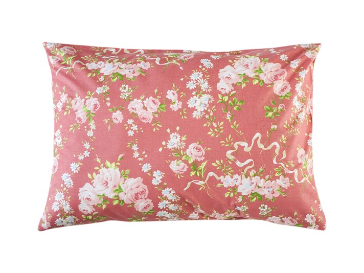 Alicia Cu Bumbac Cu 2 Piese Față De Pernă 50x70 cm Roz