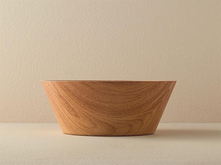 Alita Plastic Bowl 30 cm Light Brown.