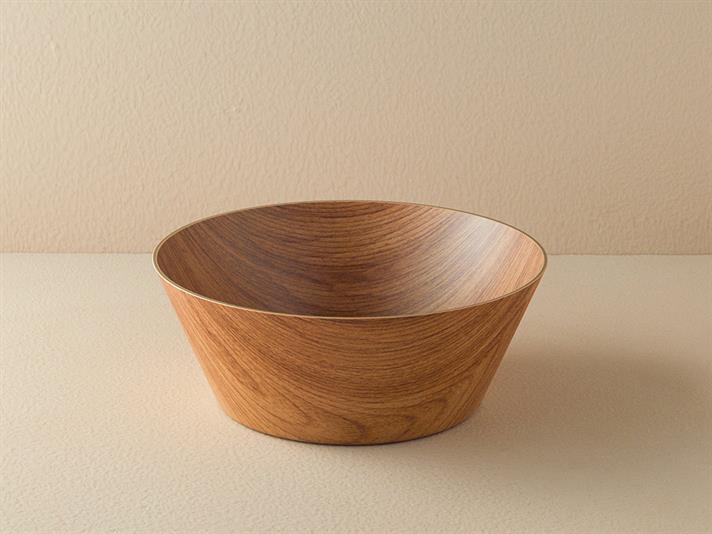 Alita Plastic Bowl 30 cm Light Brown.