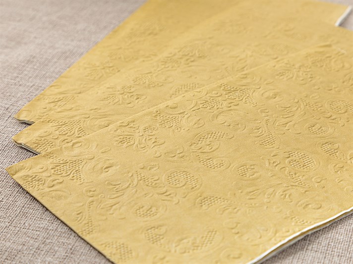 Allegro Paper 20 Set Tissue Napkin 33x40 Gold