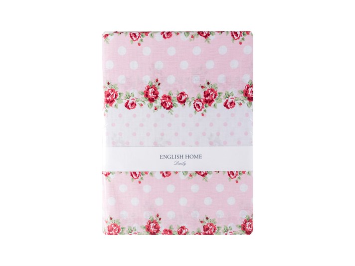 Allure Rosa Cu Bumbac King Size Lenjerie De Pat 240x220 cm Roșu