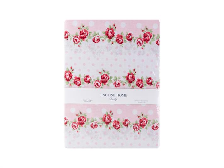 Allure Rosa Cottony Pentru O Persoana Lenjerıe De Pat 160X220 Cm Roșu