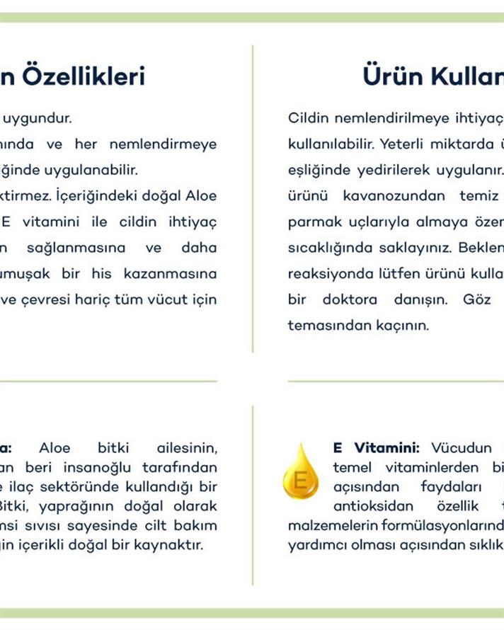Aloe Vera Gel Hıdratant 300 Ml Mint-Lilac-Roz