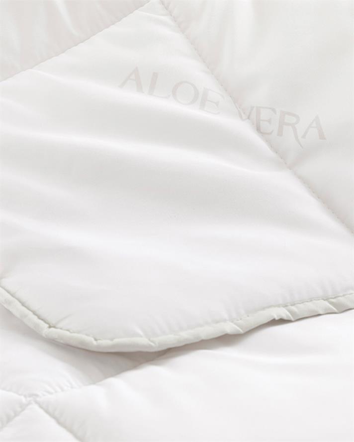 Aloevera Single Pilotă 155x215 cm Alb