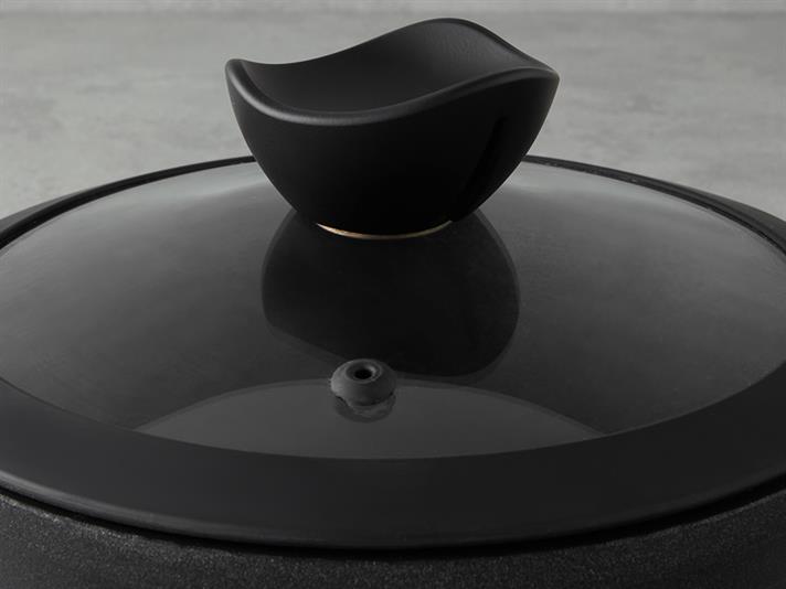 Aluminiu Mici Tigaie 26 cm Negru