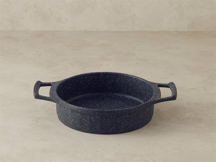 Aluminiu Tigaie Puțin Adâncă 20 cm Negru