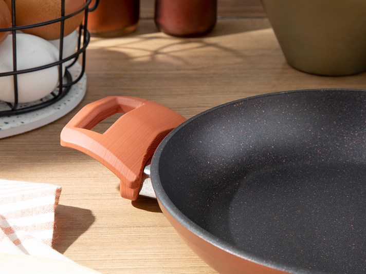 Alure Granite Shallow Frying Pan 20 cm Copper