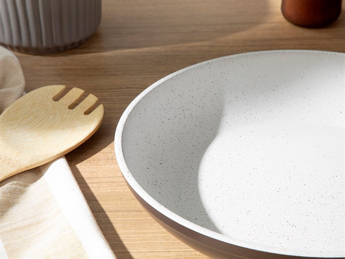 Alure Granite Fry Pan 22 cm Brown