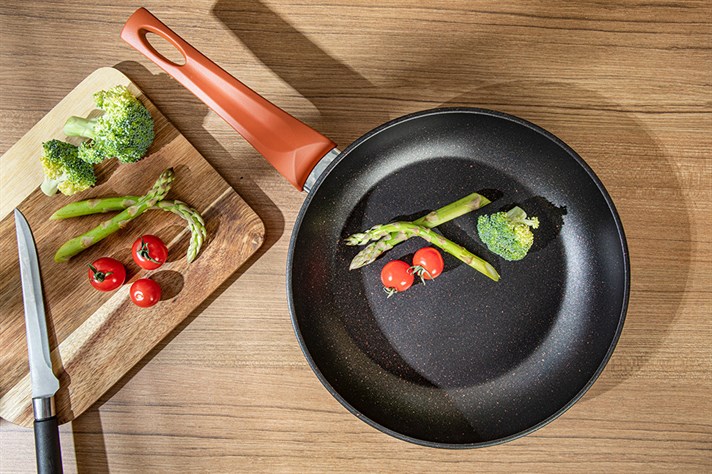 Alure Granite Fry Pan 26 cm Copper