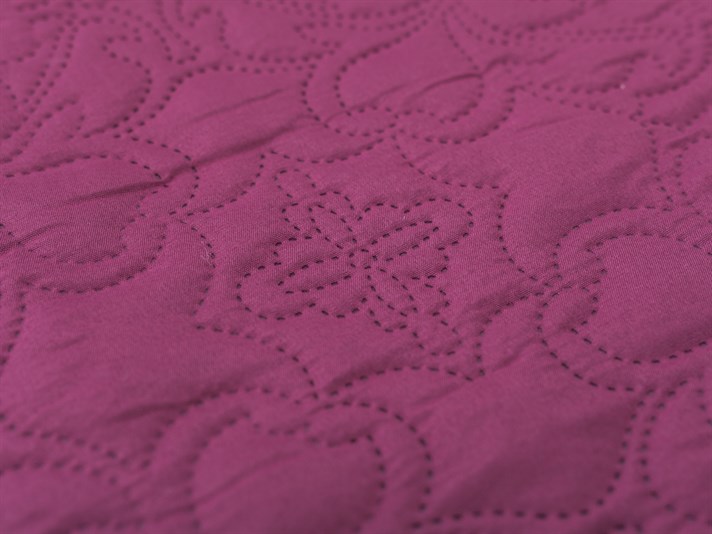 Alvena Microfibră Single Set Cuverturi Pat 160x240 cm Culoarea Trandafirului Uscat.