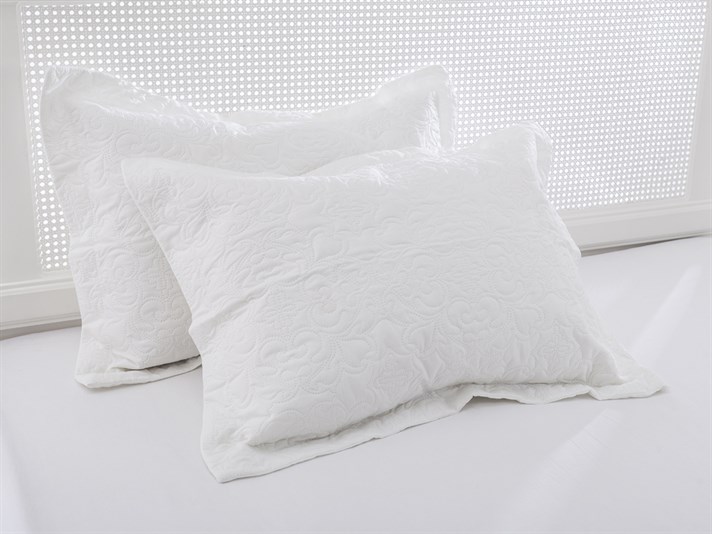 Alvena Microfibră Double Set Cuverturi Pat 240x260 cm Crem.