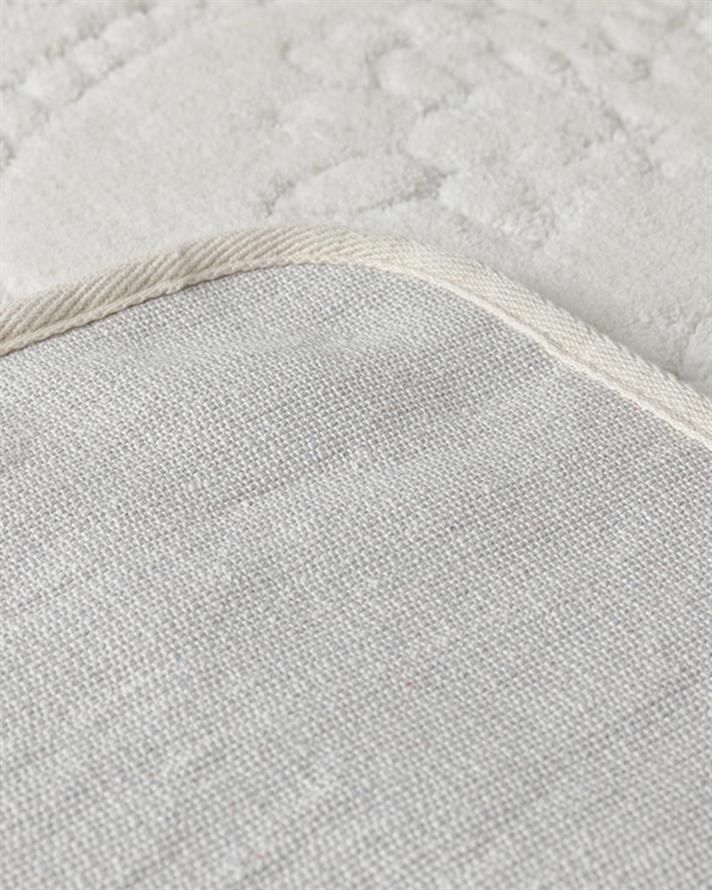 Alysa Cotton Bath Mat Set 60x100 - 50x60 cm Cream
