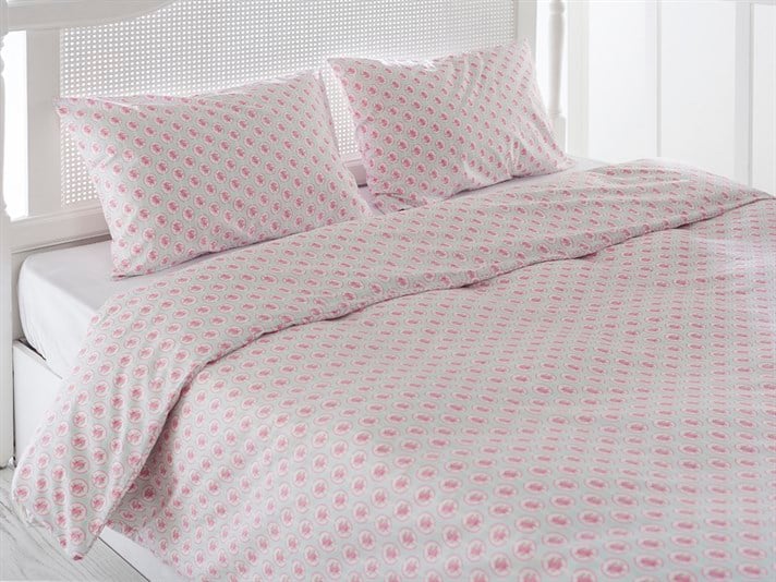 Amabel Cu Bumbac Single Lenjerie De Pat 160x220 cm Seledon