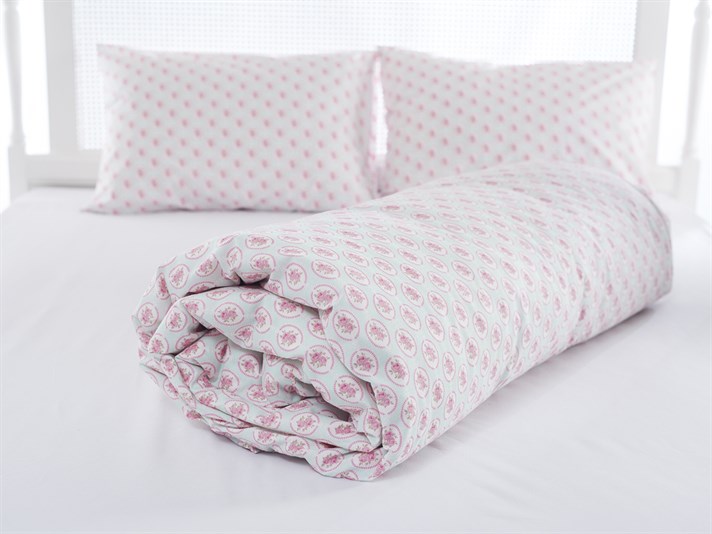 Amabel Cu Bumbac Double Lenjerie De Pat 200x220 cm Seledon