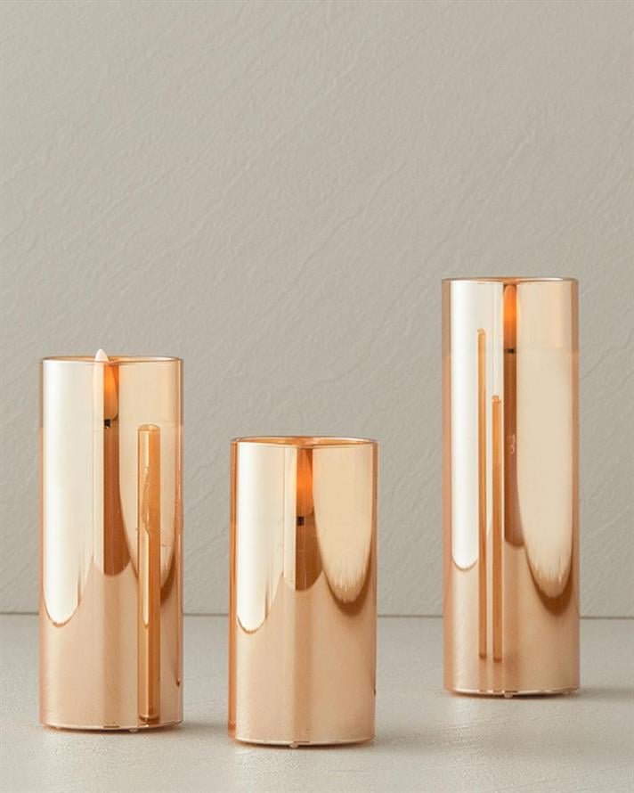 amurg Iluminare Decorativă 5x10+5x12.5+5x15 cm Miere