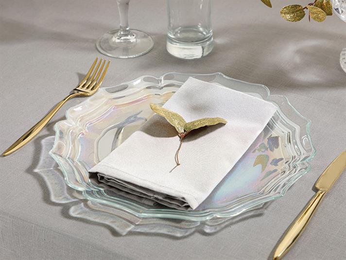 Anabella Glass Service Plate 28 cm Transparent
