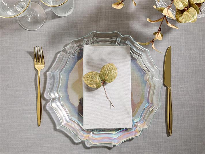 Anabella Glass Service Plate 28 cm Transparent