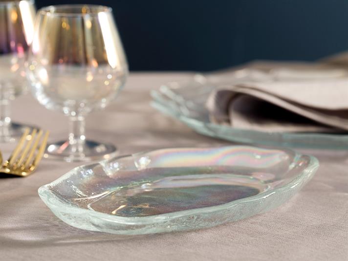 Anabella Glass Platter 21 cm Transparent