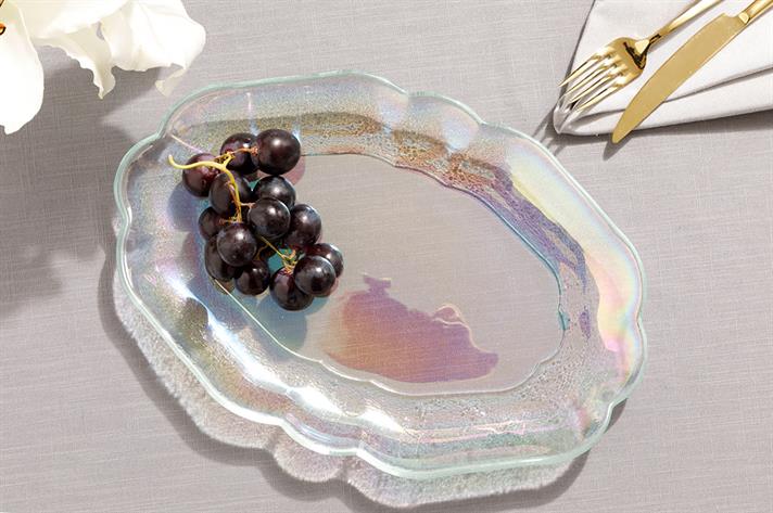 Anabella Glass Platter 31 cm Transparent