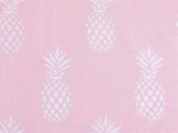 ananas Cu Bumbac Cu 2 Piese Față De Pernă 50x70 cm Roz