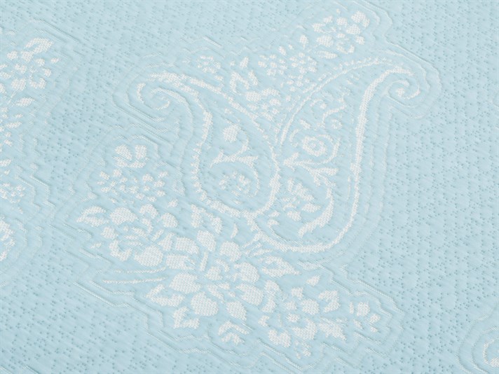 Andalus  Împletitură Persoană dublă  SET CUVERTURĂ DE PAT 250x260 cm Seledon,