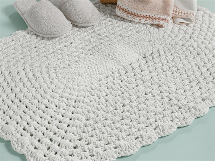 Andrea Cu Bumbac Covoraș De Baie 60x90 cm Ecru