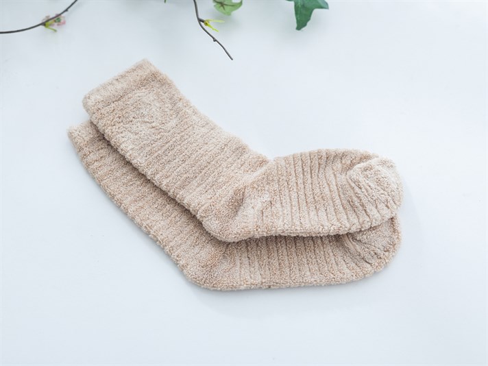 Angelina Terry Socks Towel Socks Other Beige