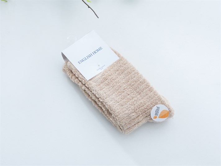 Angelina Terry Socks Towel Socks Other Beige