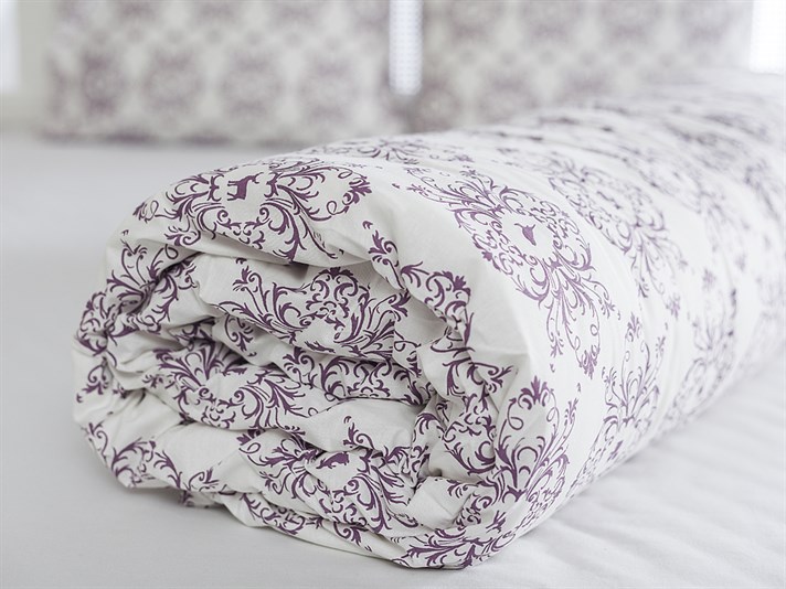 animale Cu Bumbac Single Lenjerie De Pat 160x220 cm mov