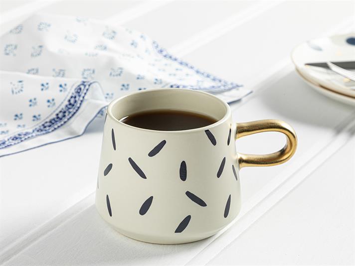 Apaz Stoneware Cup 350 ml Dark Blue