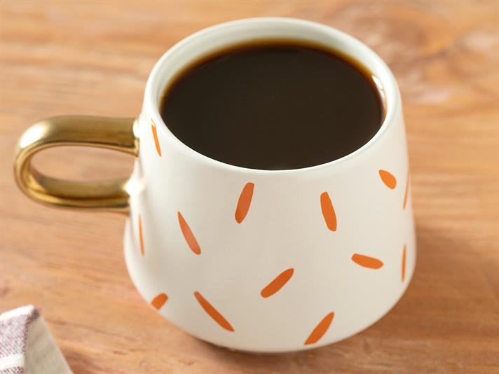 Cană, Apaz, ceramică, 350 ml, portocaliu