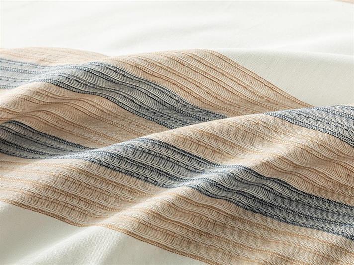 Aquatic Texture Set Lenjerie De Pat Dublu - Set Lenjerie De Pat Bumbac Poliester | English Home, 200 x 220 cm, Albastru