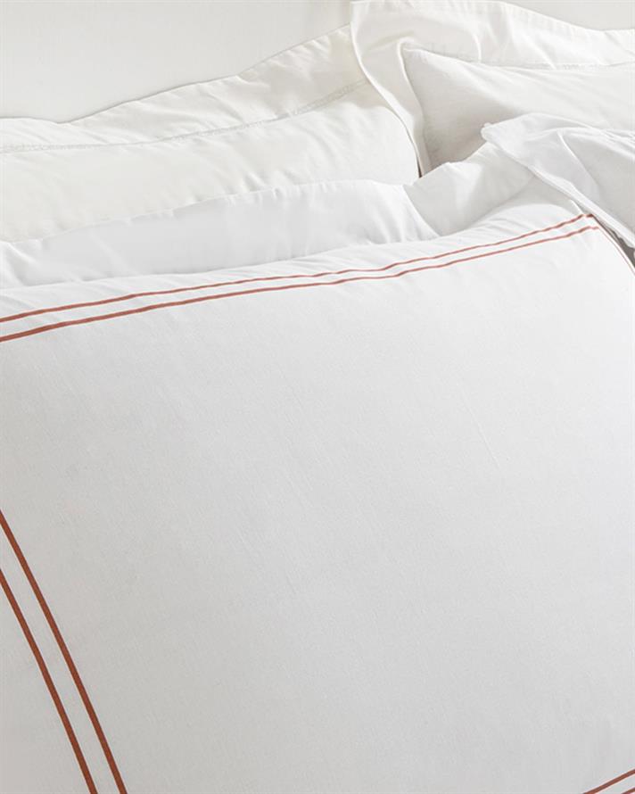 Arcadia Cottony Persoană Dublă Set Lenjerıe De Pat 200X220 Cm Teracotă
