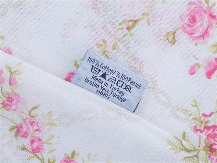 Arcul de trandafiri Cu Bumbac Single Lenjerie De Pat 160x220 cm Fucsia