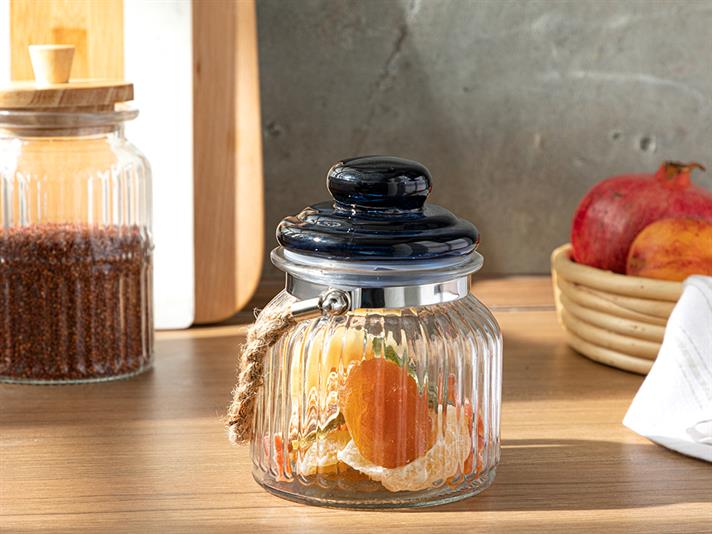 Arden Glass Storing Jar 11x14 cm Transparent