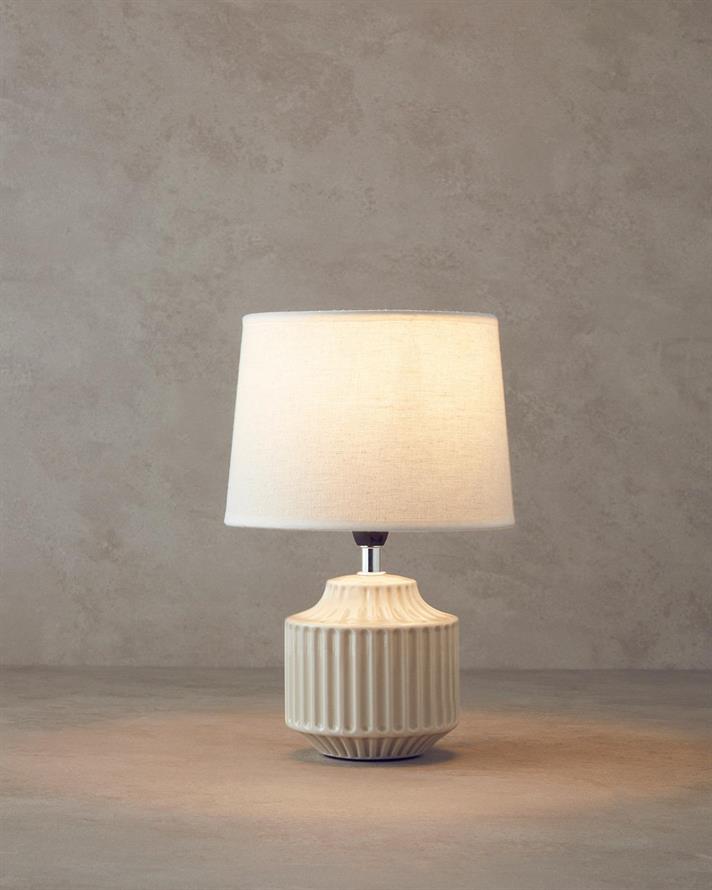 Aris Ceramică Abajur 28 cm Bej