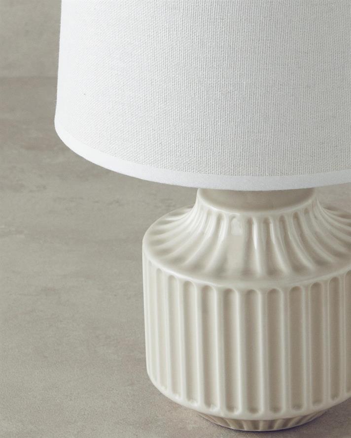 Aris Ceramică Abajur 28 cm Bej