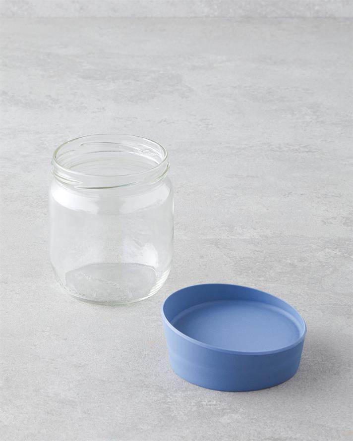 Arlene Sticlă Borcan 425 ml Albastru