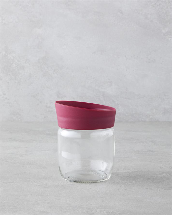 Arlene Sticlă Borcan 425 ml Bordo