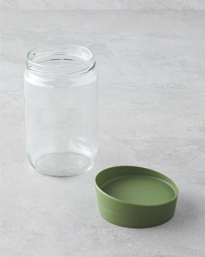 Arlene Sticlă Borcan 660 ml Verde