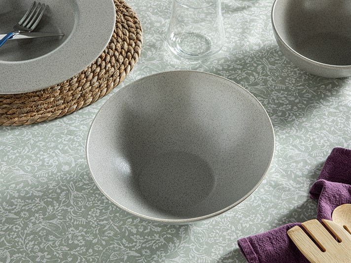 Armonia Ceramic Salad Bowl 18 cm Gray