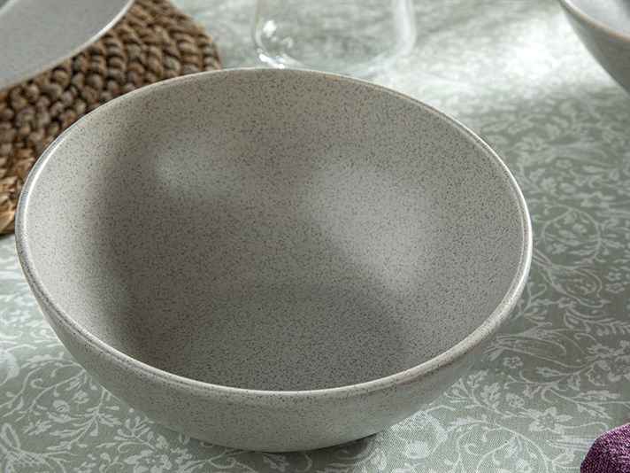 Armonia Ceramic Salad Bowl 23 cm Gray