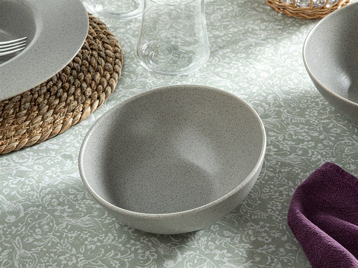 Armonia Ceramic Salad Bowl 23 cm Gray