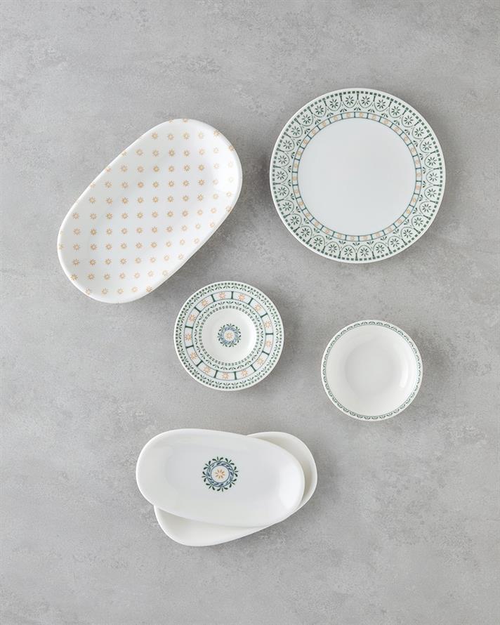 armonie Porțelan Set Micul Dejun 20 piese 6 persoane. Colorat